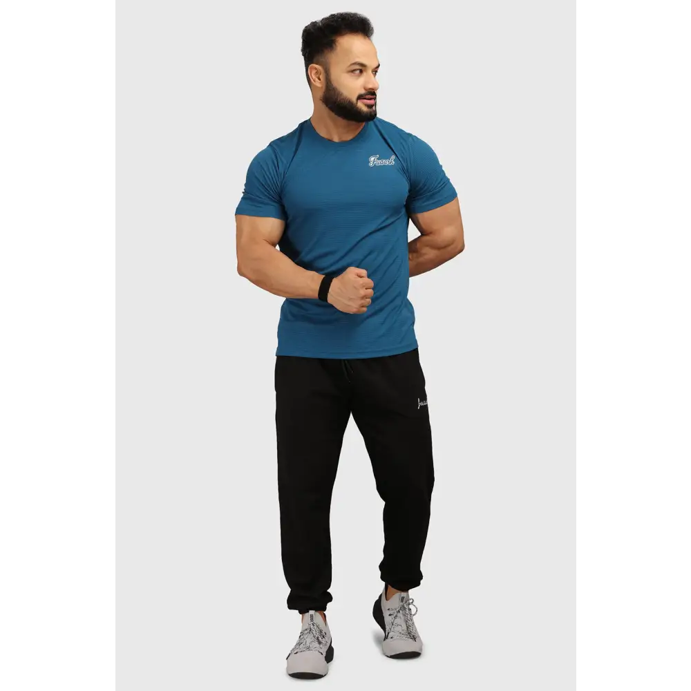 Checks Regular T-shirt Teal