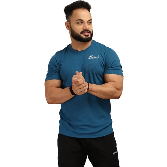Checks Regular T-shirt Teal