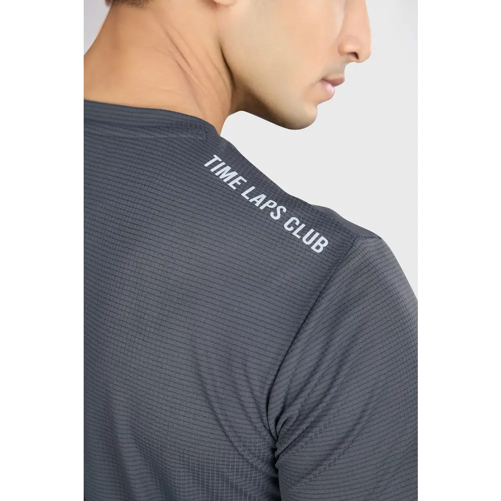 Checks Running T-shirt Grey - Tshirts