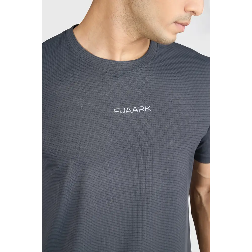 Checks Running T-shirt Grey - Tshirts