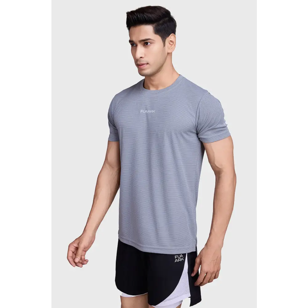 Checks Running T-shirt Ultimate Grey - Tshirts