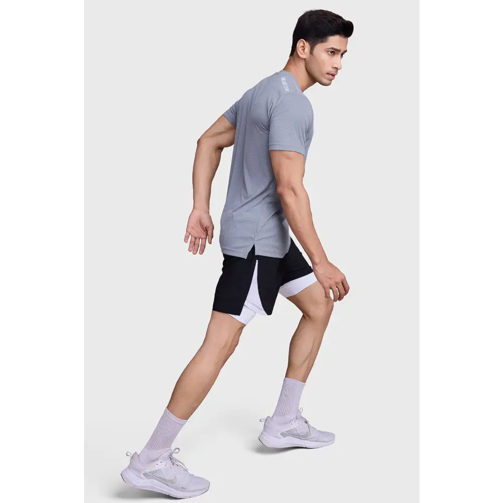 Checks Running T-shirt Ultimate Grey - Tshirts