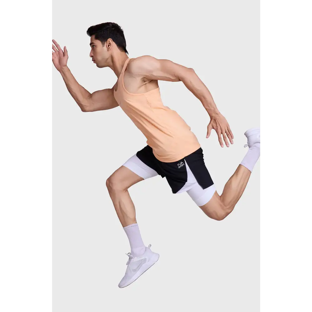 Checks Running Tank Peach - Vest