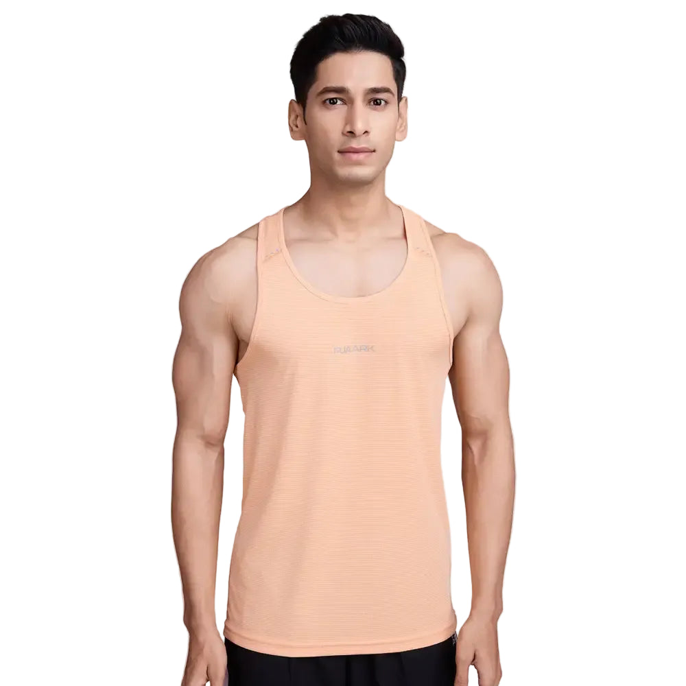 Checks Running Tank Peach - Vest