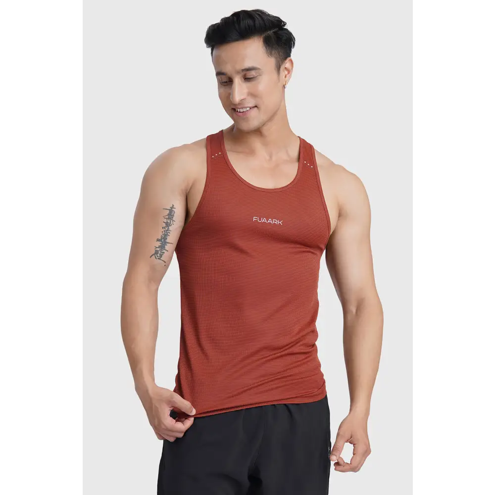 Checks Running Tank Salsa - Vest