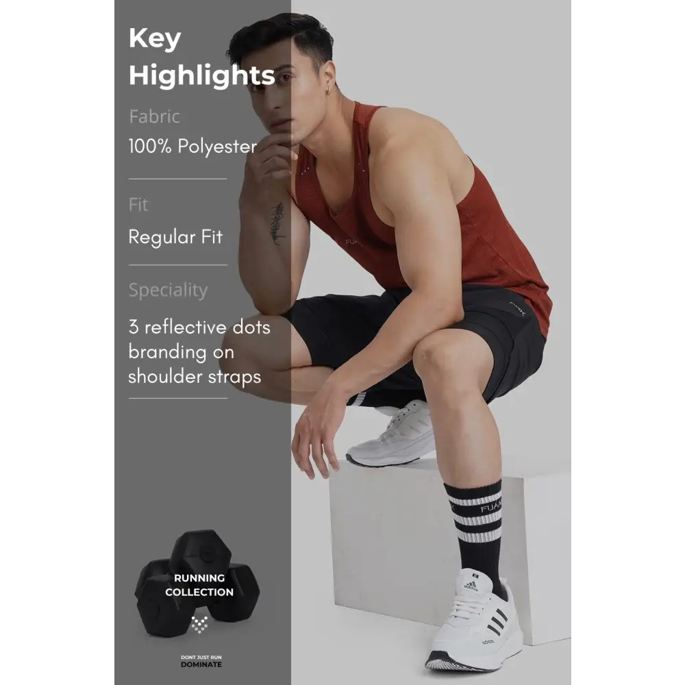 Checks Running Tank Salsa - Vest