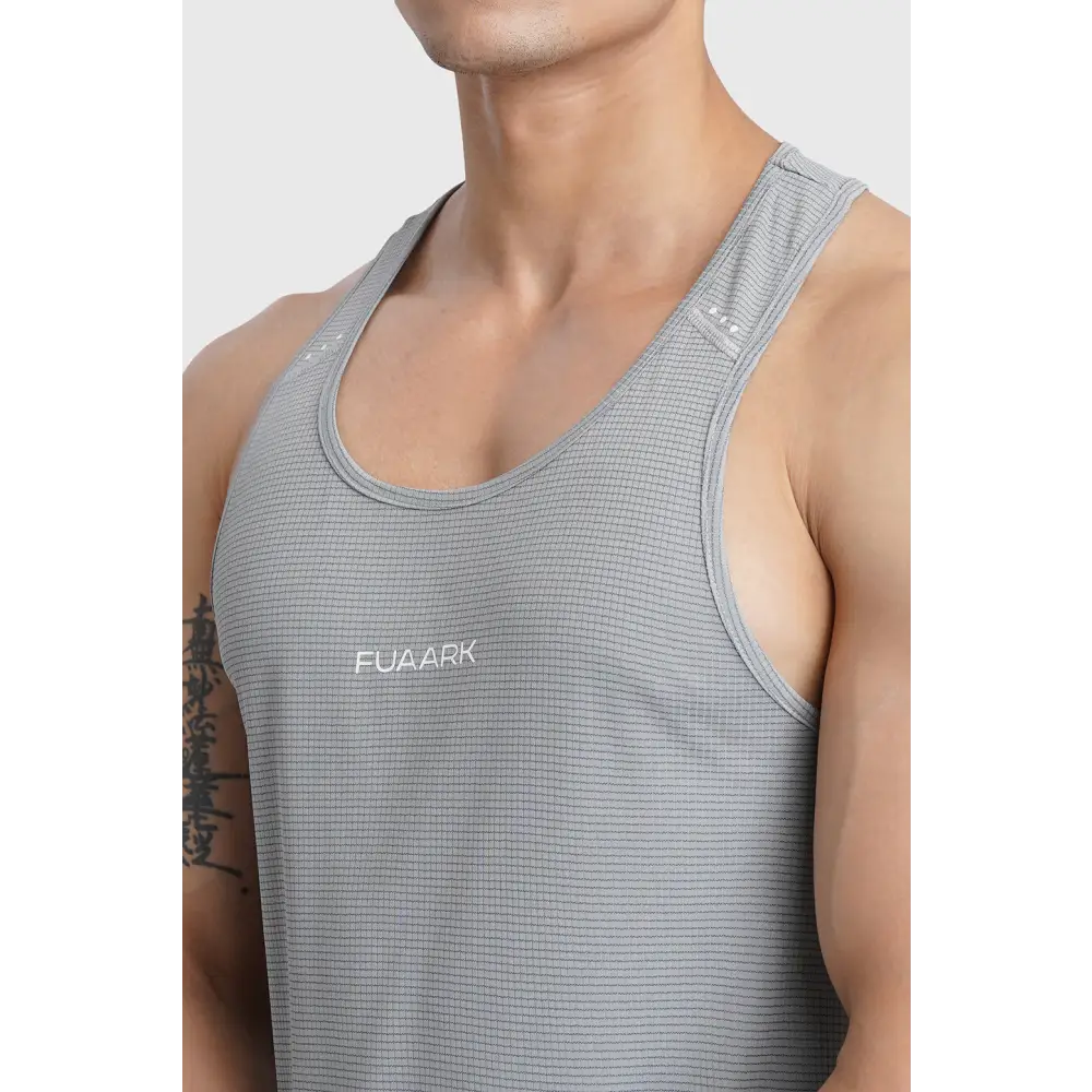 Checks Running Tank Ultimate Grey - Vest