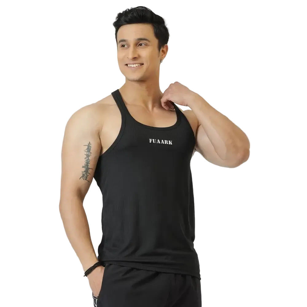 Checks Stringer Black - Vest