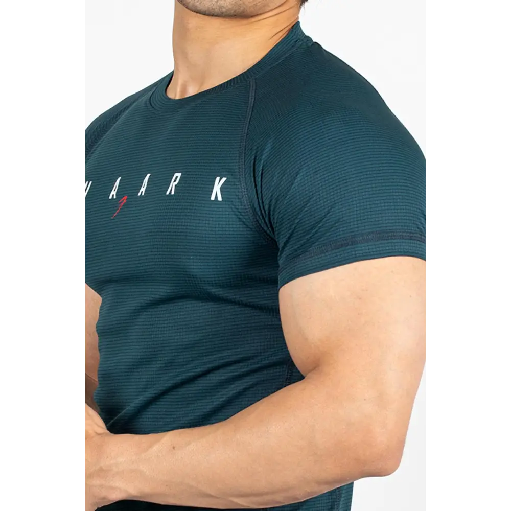 Checks T-shirt Bottle Green - Tshirts