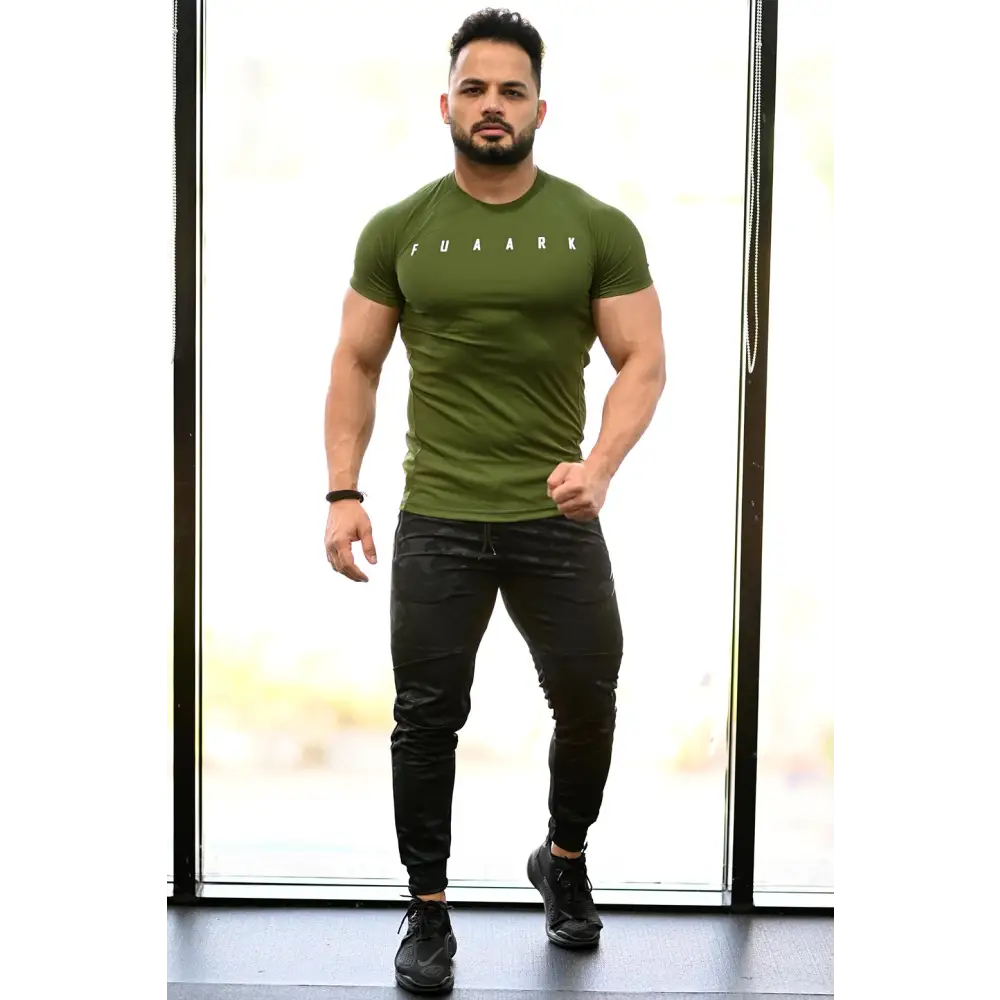 Checks T-shirt Green