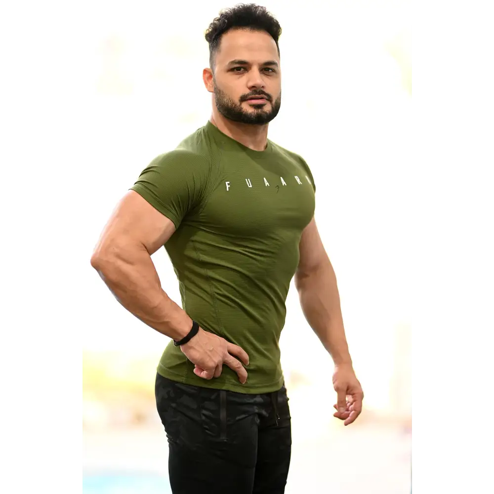 Checks T-shirt Green