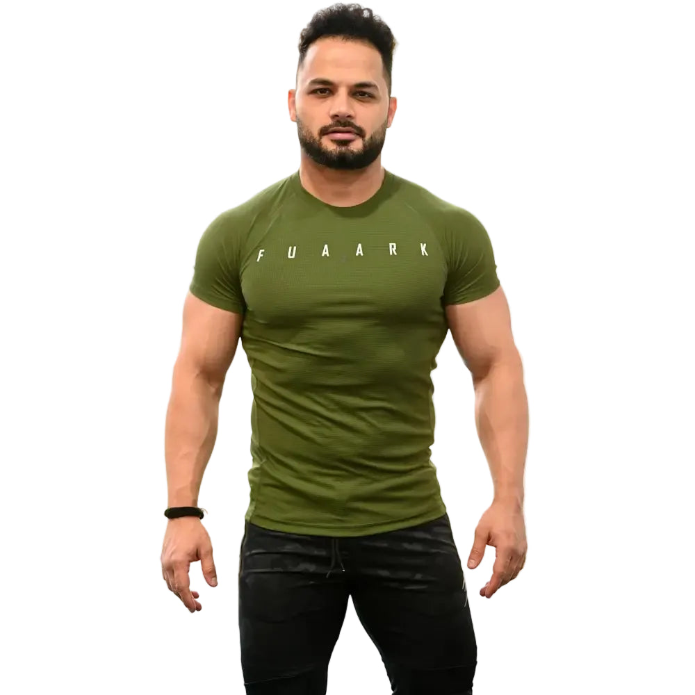 Checks T-shirt Green