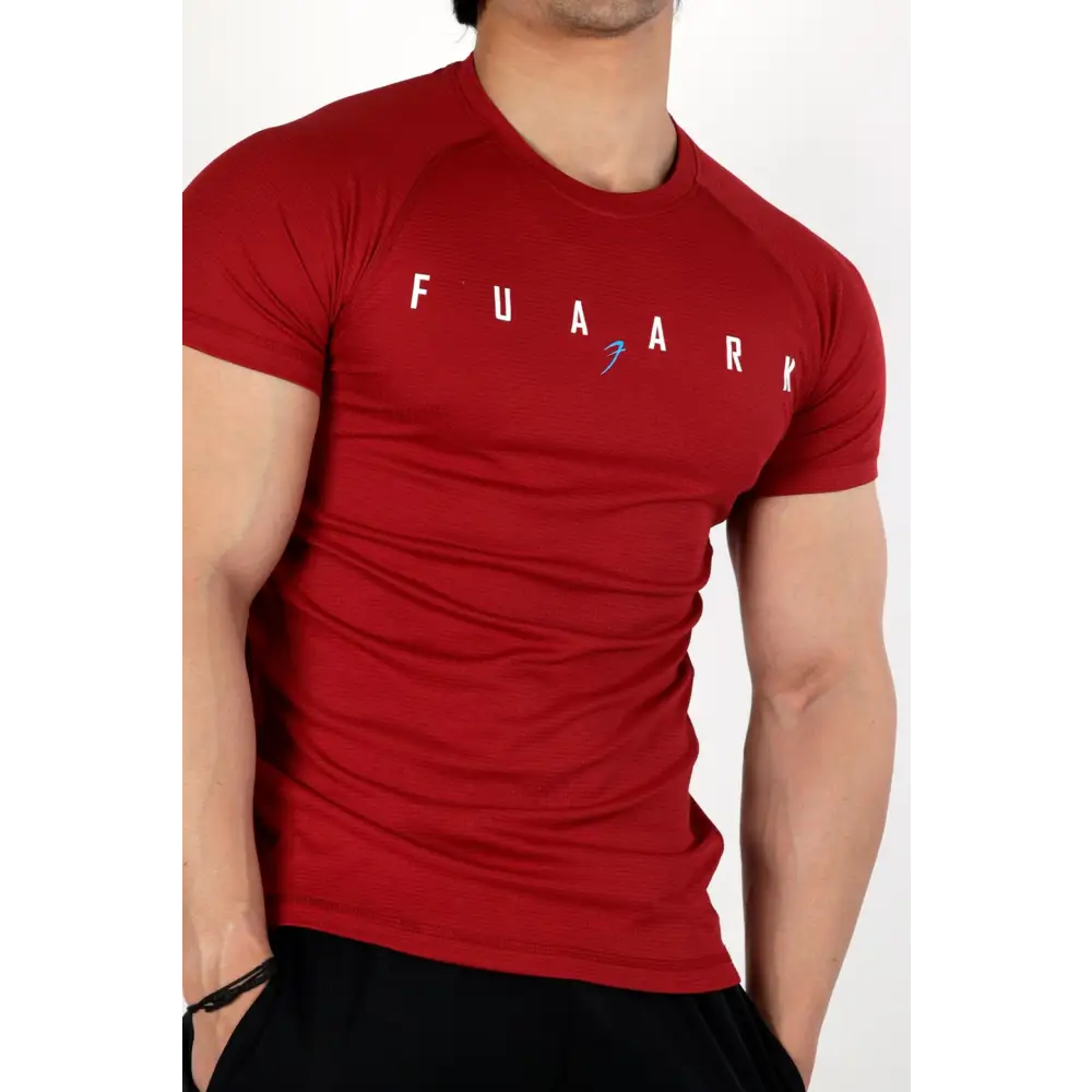 Checks T-shirt Maroon - Tshirts