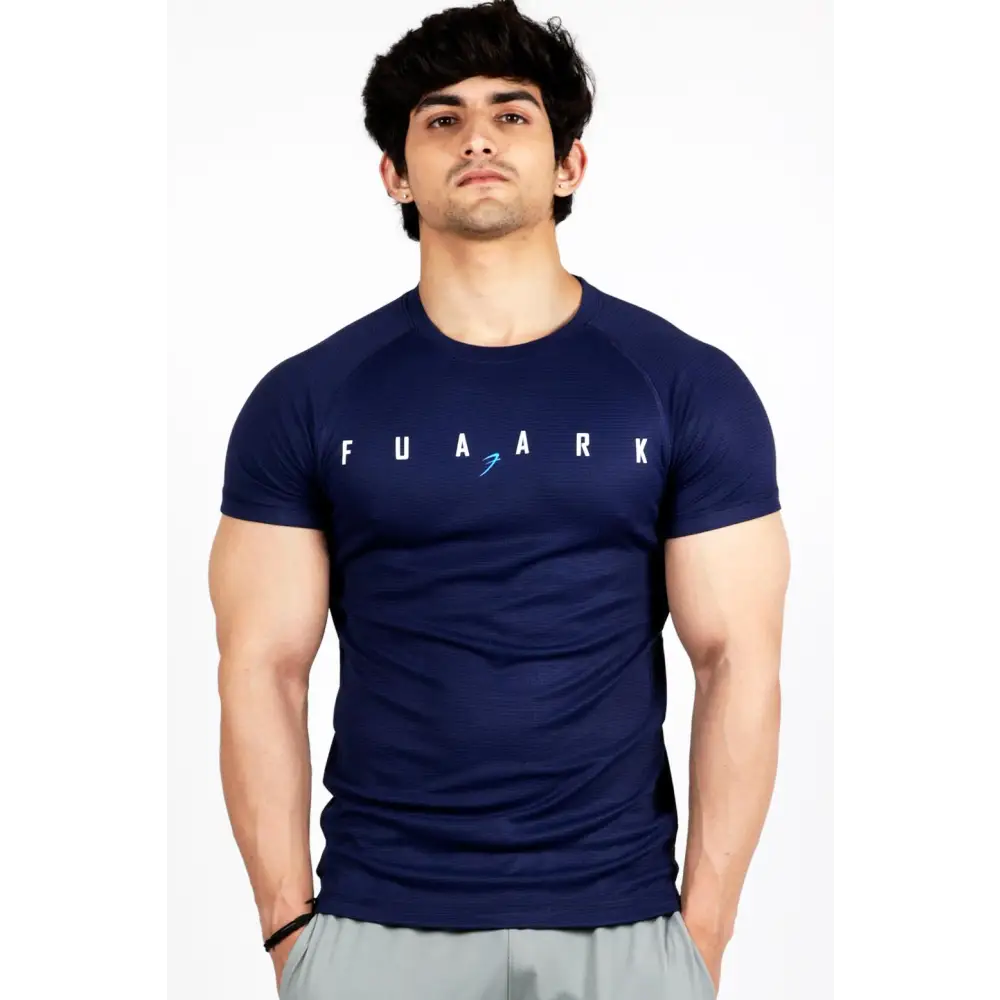 Checks T-shirt Navy - Tshirts
