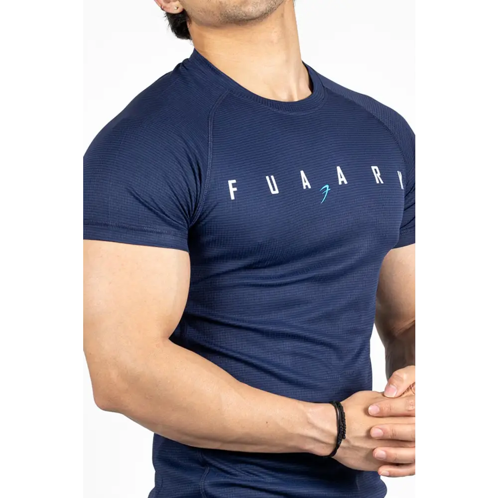 Checks T-shirt Navy - Tshirts
