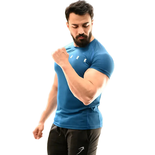 Checks T-shirt Teal - Tshirts