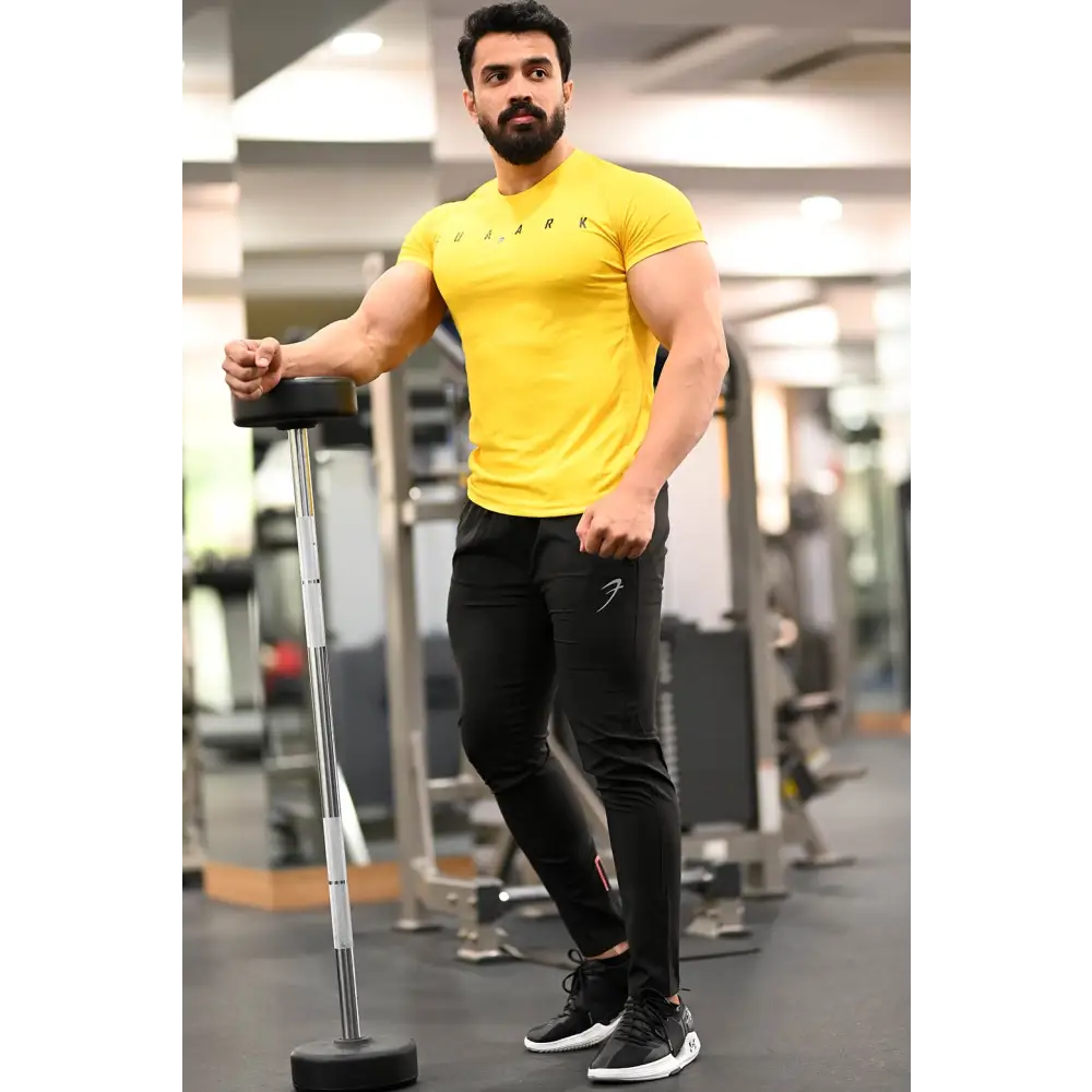 Checks T-shirt Yellow - Tshirts