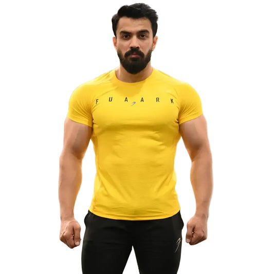 Checks T-shirt Yellow - Tshirts