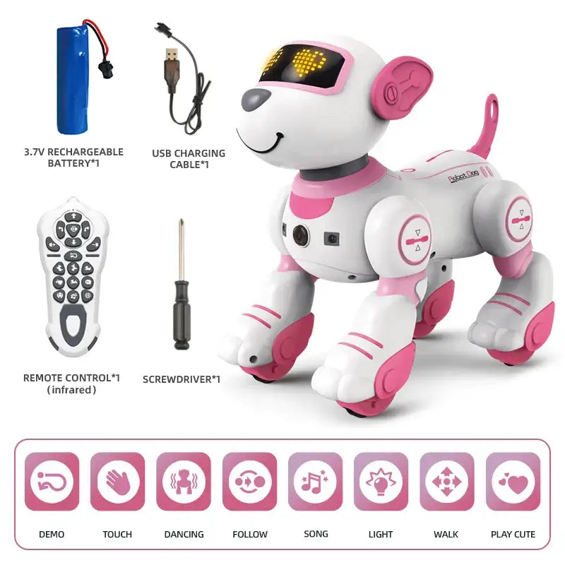 Children’s Toy Remote Control Intelligent Robot Dog DIY programming voice interactive electronic pet dog robot model