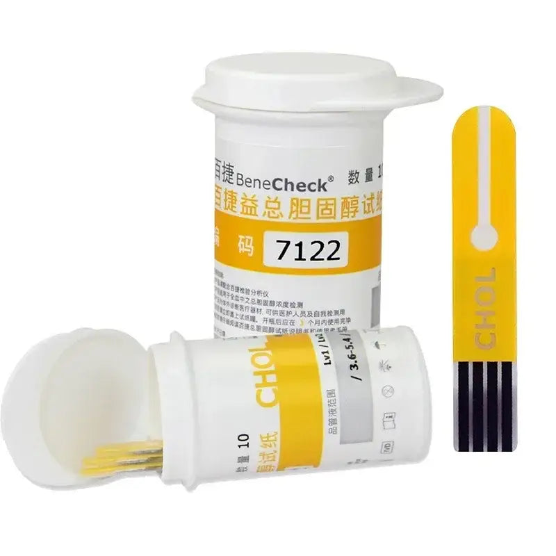 Cholesterol Test Strips – Total Cholesterol Home Test (25pcs) - Cholesterol Test Strip - HBC