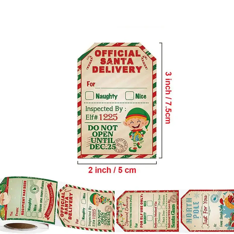 Christmas Gift Labels (200pcs) - SS