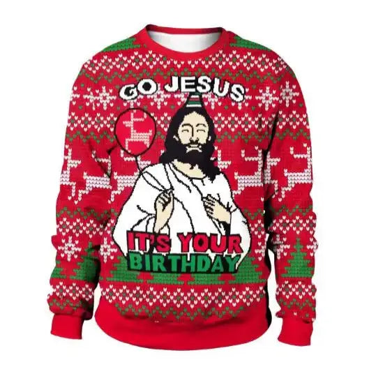 Christmas Jersey (30 designs available - Large & XL) - 14 / L - SS