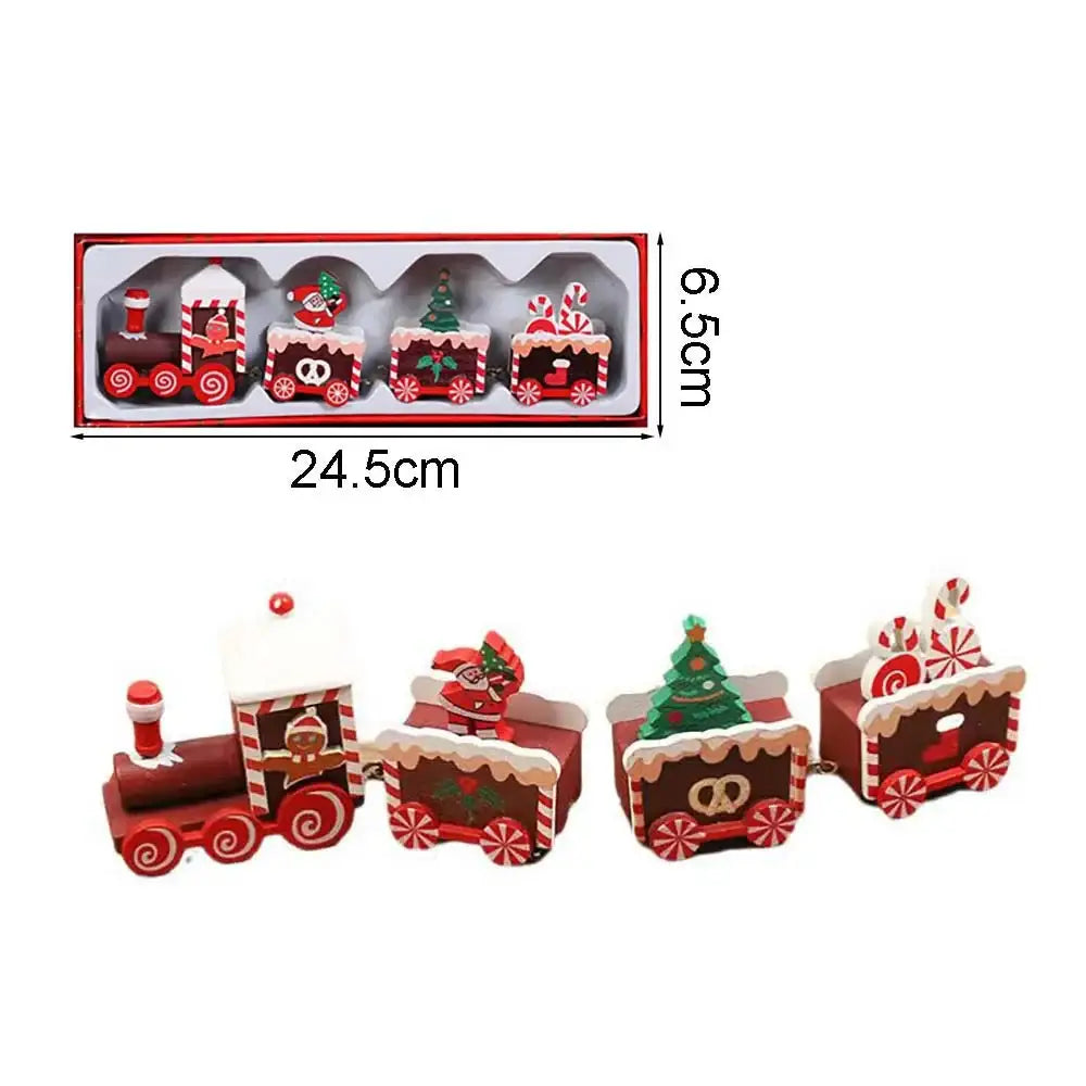 Christmas Wooden Train - Colorful Style A - SS