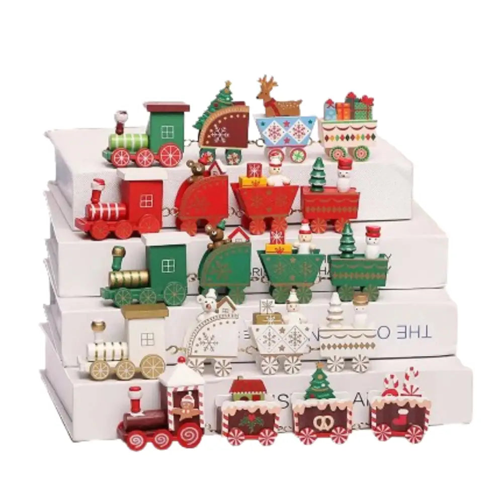 Christmas Wooden Train - SS