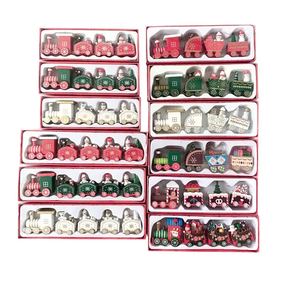 Christmas Wooden Train - SS