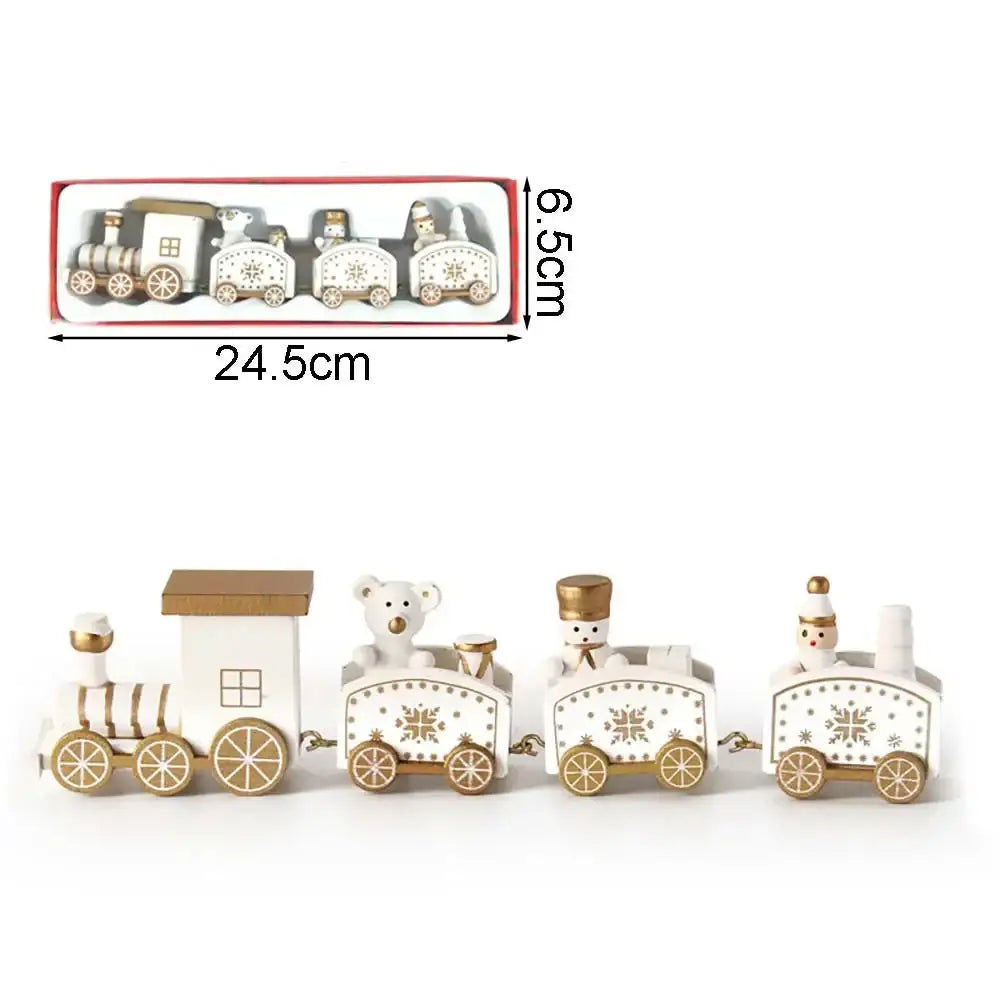 Christmas Wooden Train - White Style A - SS