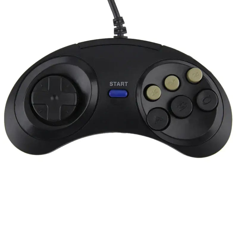 Classic 6-Button Wired Controller for SEGA MD2 - Game Controller - 9eight5