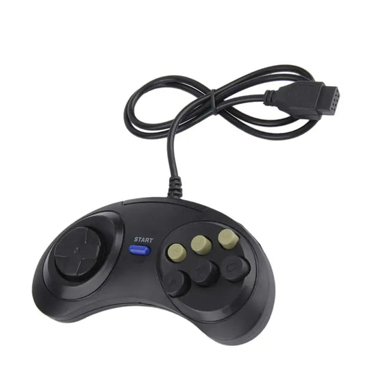 Classic 6-Button Wired Controller for SEGA MD2 - Game Controller - 9eight5