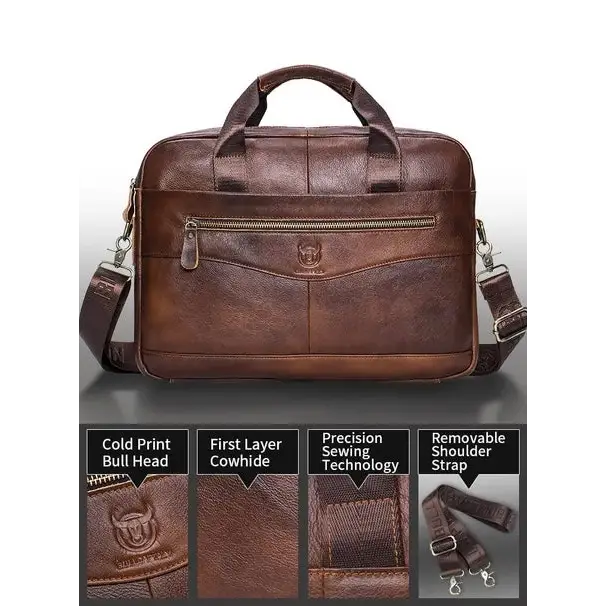 Classic Leather Office Bag - 9eight5