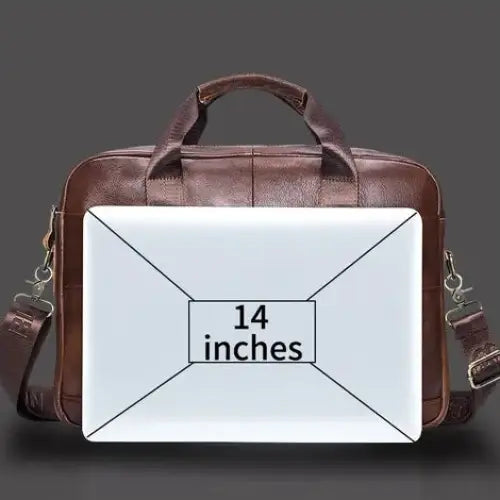 Classic Leather Office Bag - 9eight5
