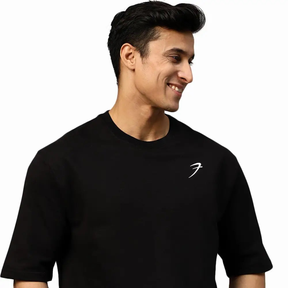 Classic Oversized T-shirt Black - Tshirts