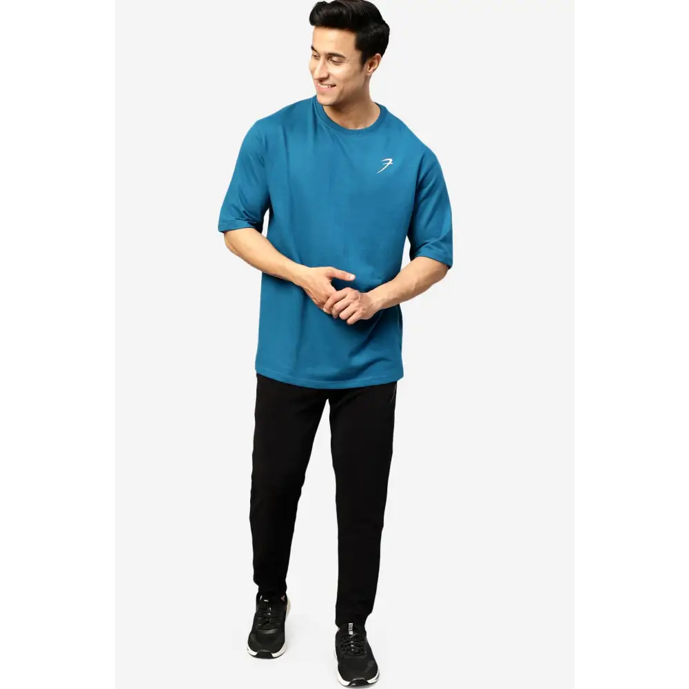 Classic Oversized T-shirt Teal - Tshirts