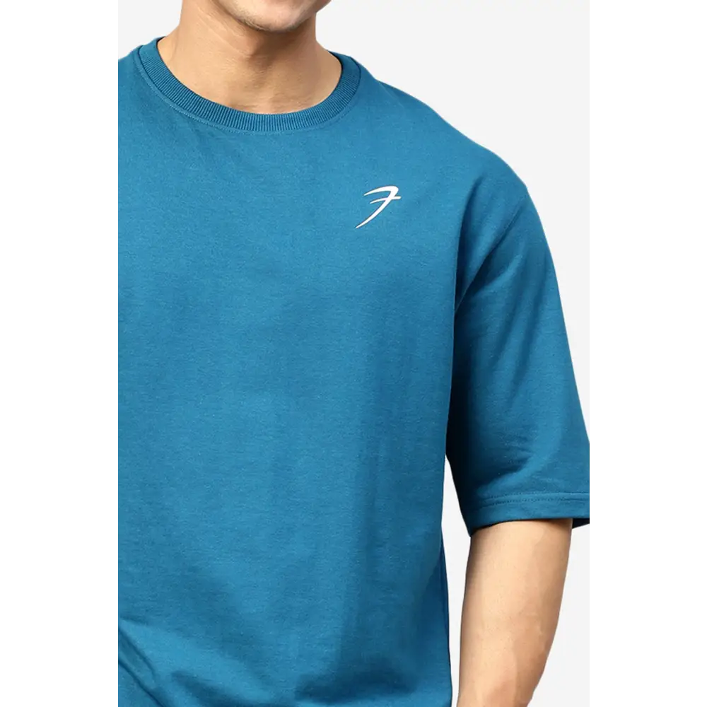 Classic Oversized T-shirt Teal - Tshirts