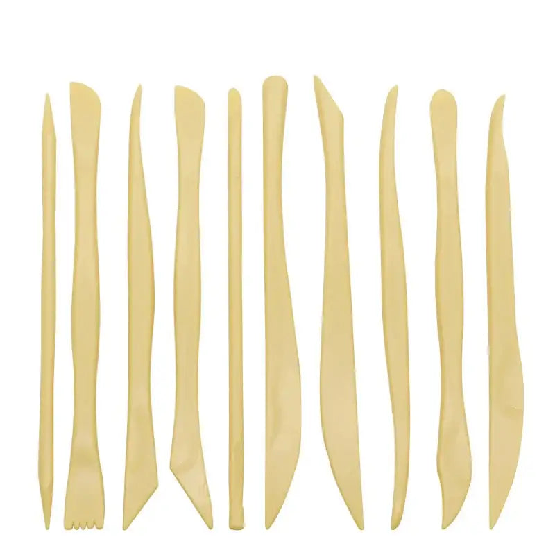 Clay Sculpting Tool Set (10 piece) - 10pcs Plastic - SS