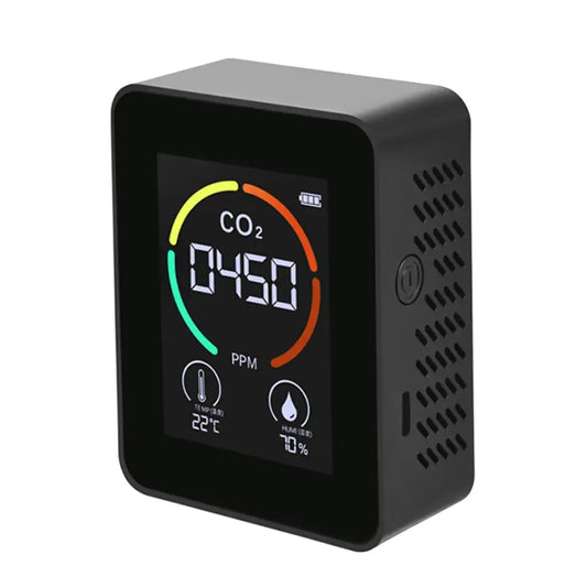 CO2 Detector Multifunctional Thermohygrometer Air Quality Monitor CO2 Monitor Sensor Gas Detector Analyzer Instrument