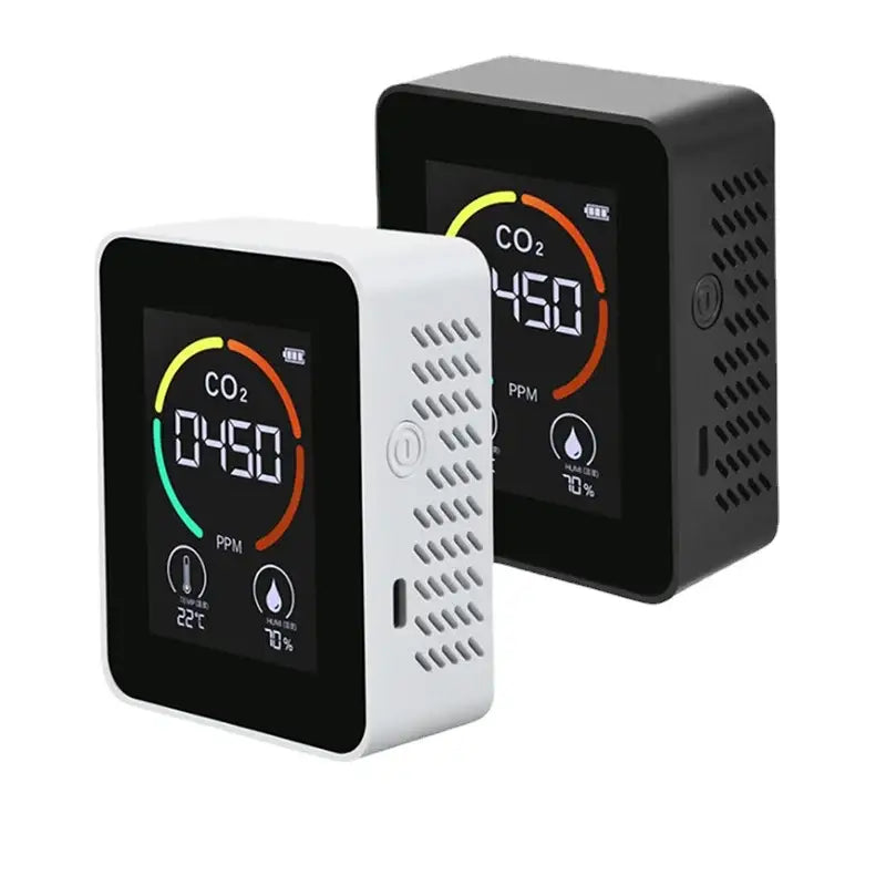 CO2 Detector Multifunctional Thermohygrometer Air Quality Monitor CO2 Monitor Sensor Gas Detector Analyzer Instrument