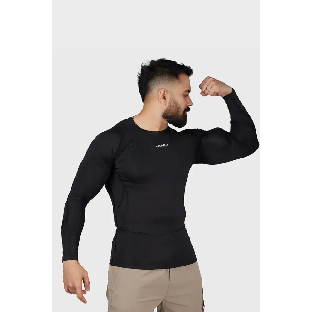 Compression 2.0 Full Sleeves T-shirt Black