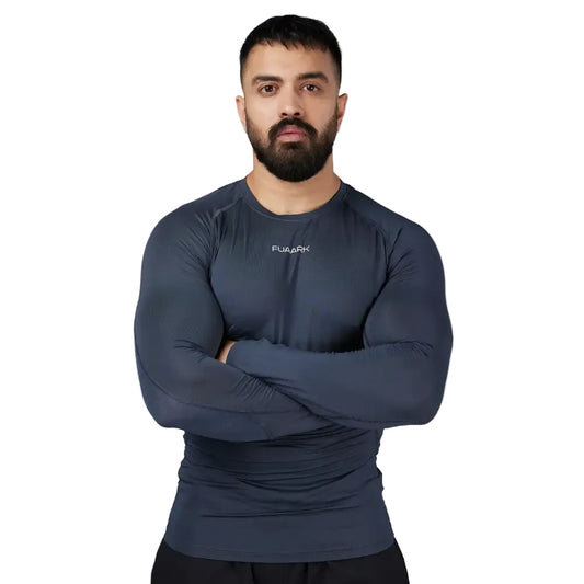 Compression 2.0 Full Sleeves T-shirt Grey - Tshirts