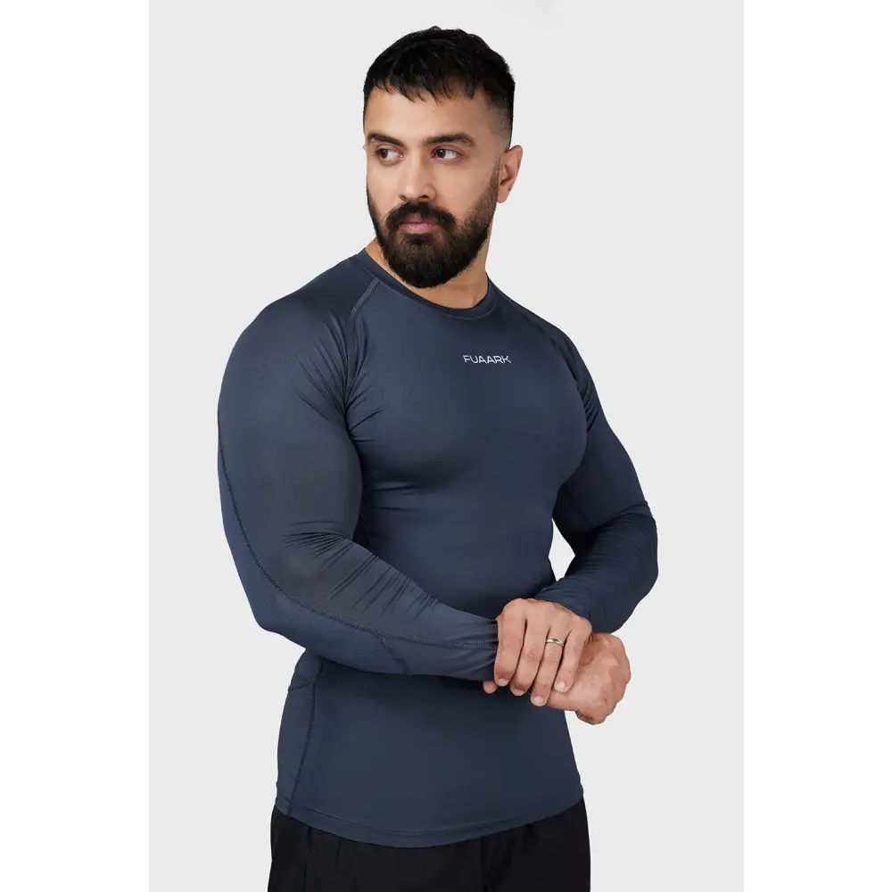 Compression 2.0 Full Sleeves T-shirt Grey - Tshirts