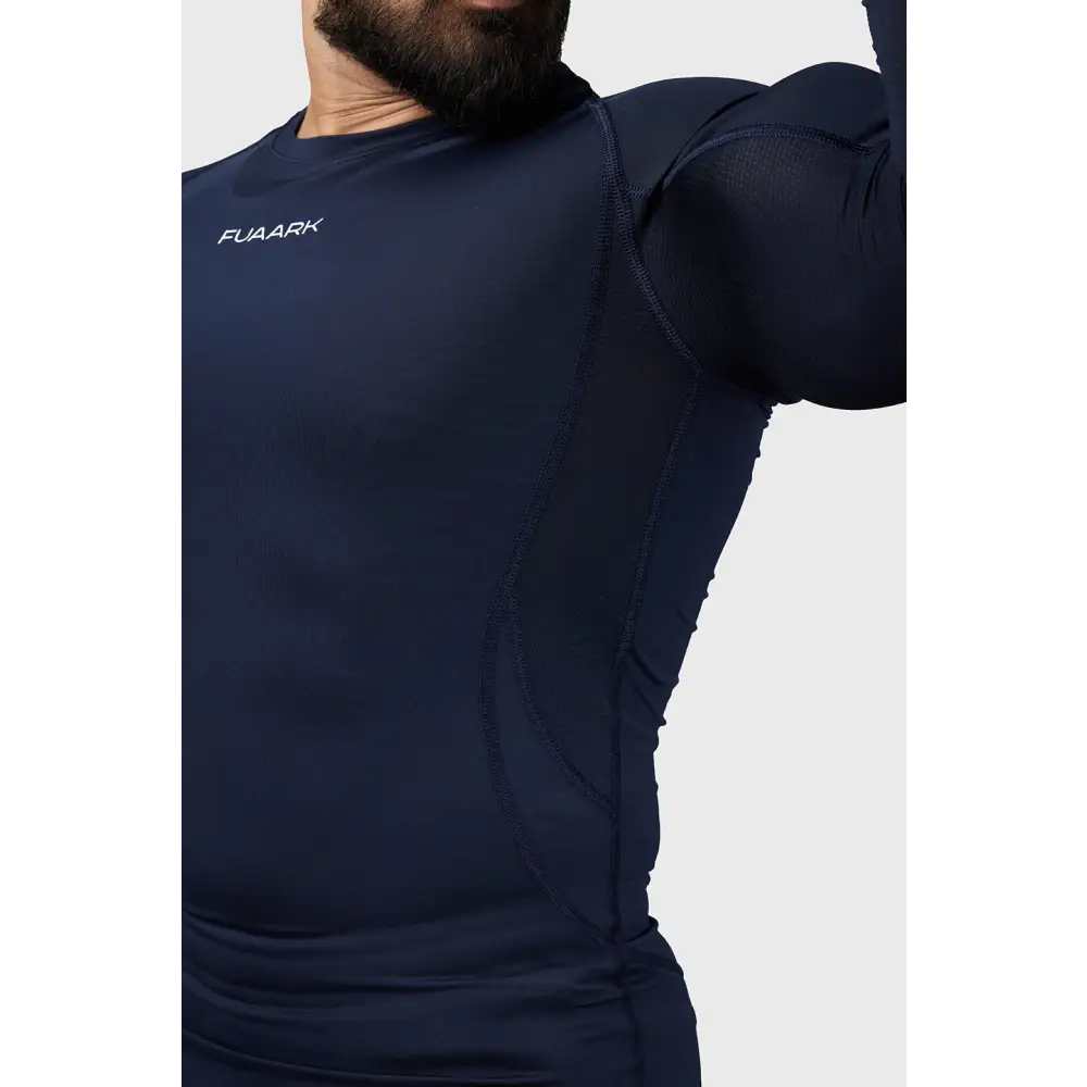 Compression 2.0 Full Sleeves T-shirt Navy - Tshirts
