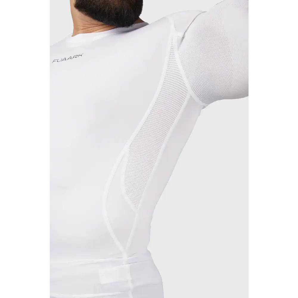 Compression 2.0 Full Sleeves T-shirt White