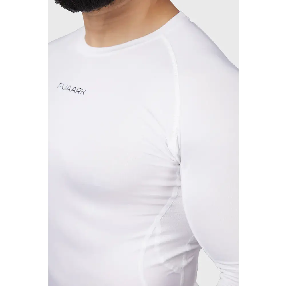 Compression 2.0 Full Sleeves T-shirt White