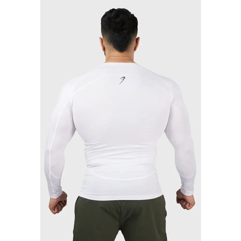 Compression 2.0 Full Sleeves T-shirt White