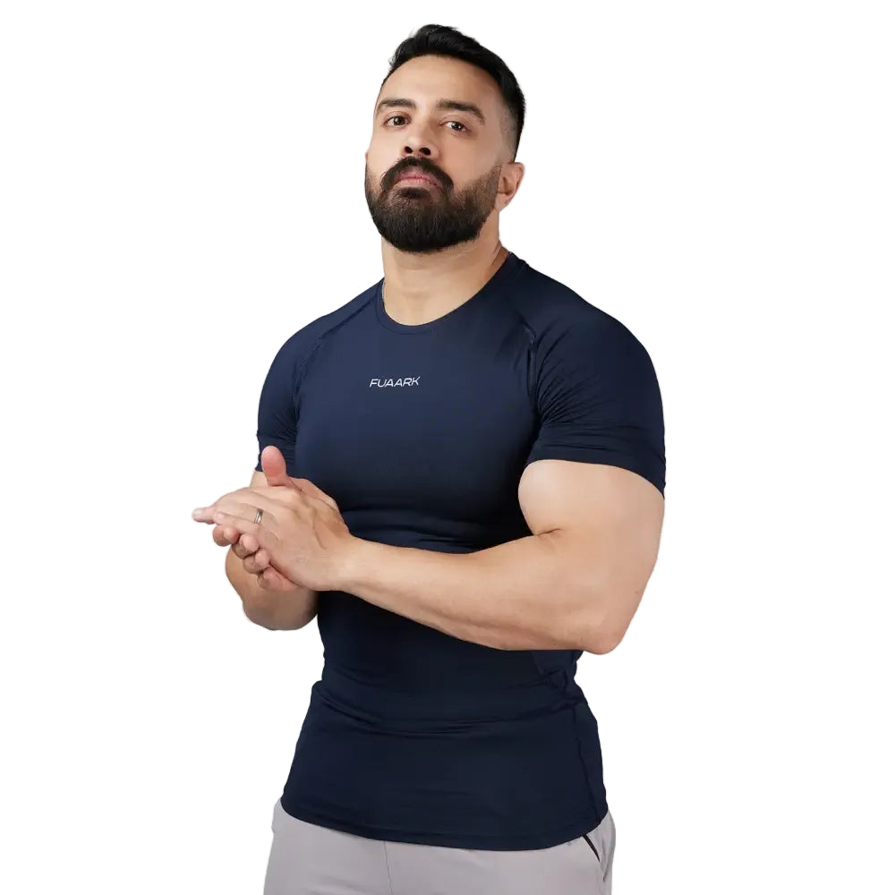 Compression 2.0 T-shirt Navy - Tshirts