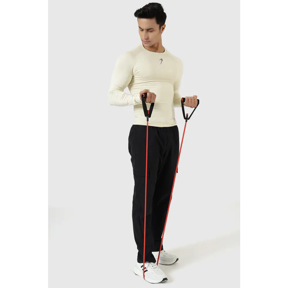 Compression Fullsleeves T-shirt Beige - Tshirts