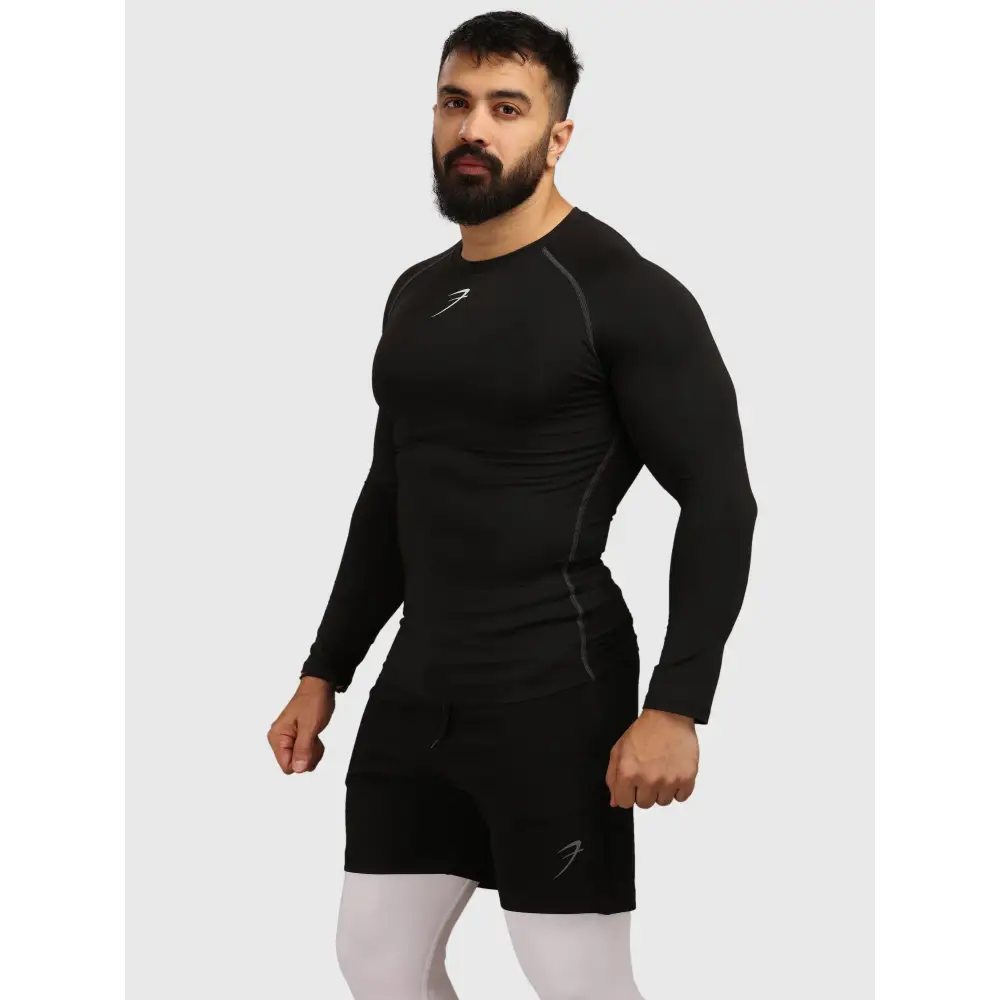 Compression Fullsleeves T-shirt Black